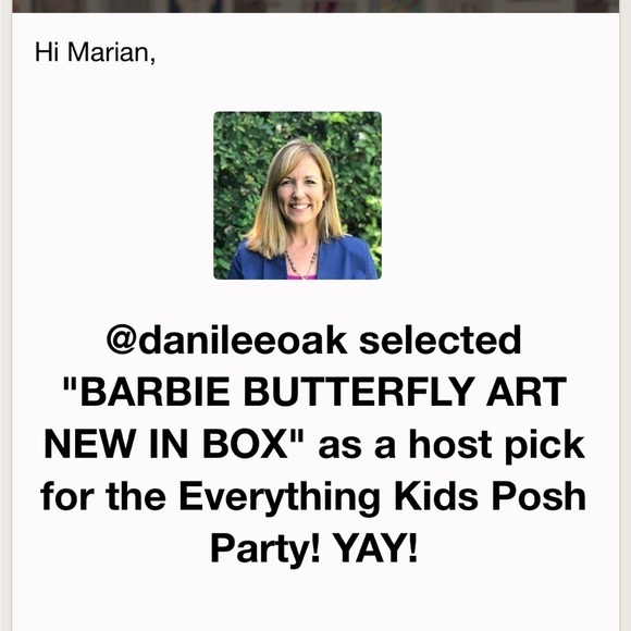 Barbie BUTTERFLY ART NEW IN BOX - Picture 5 of 6